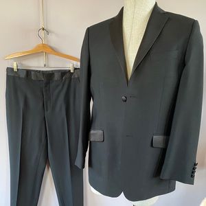 Ted Baker Black Two-Piece Tuxedo Jacket & Pants